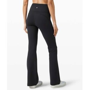 Lululemon Black Groove Flare High rise